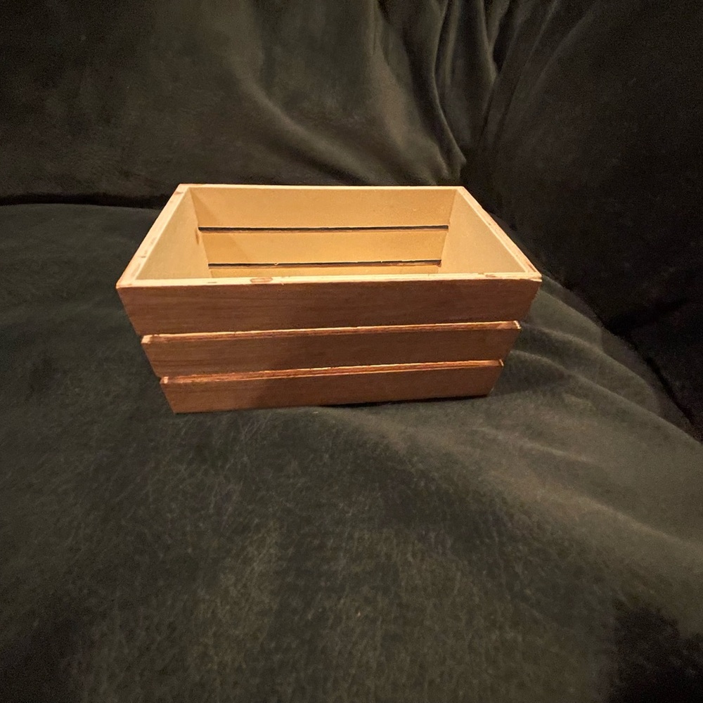 Small wooden crates